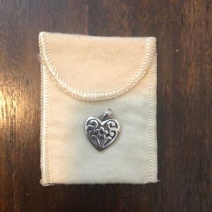 James Avery Floral Heart Charm
